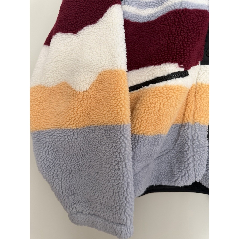 Free People Hit The Slopes Printed Fleece Pullover Women's Size Medium - Picture 7 of 15